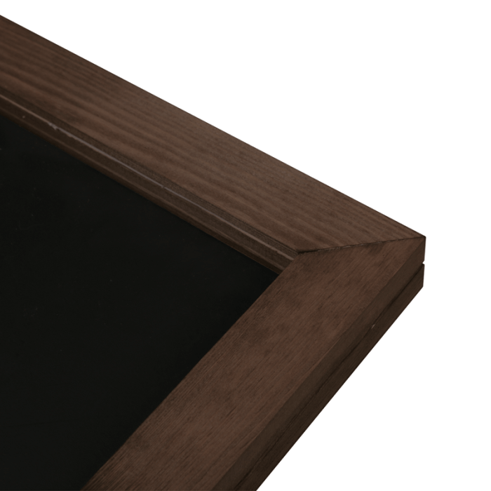 Hinged Wood Poster Case with Chalkboard