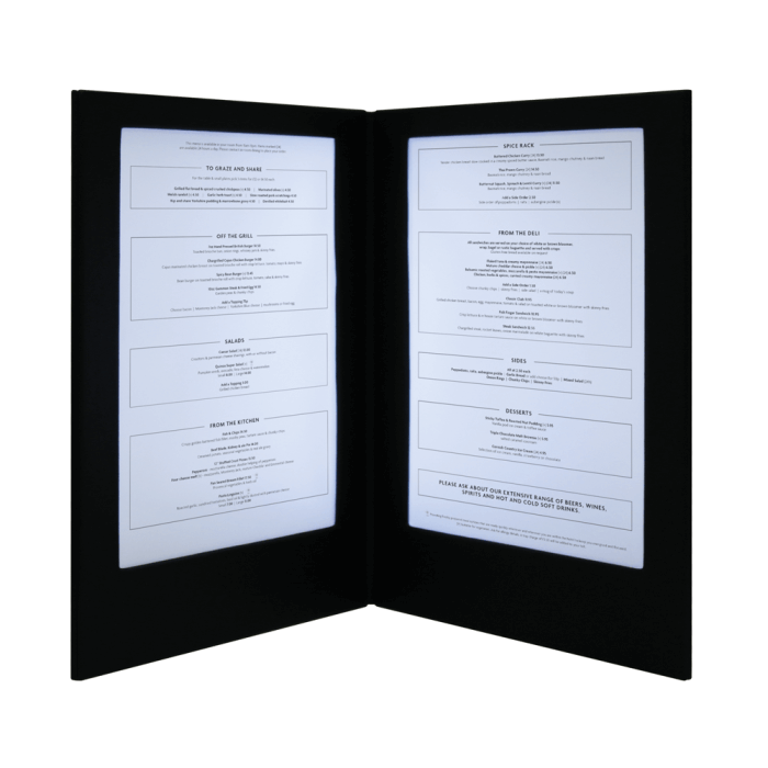 LED Menu Cover