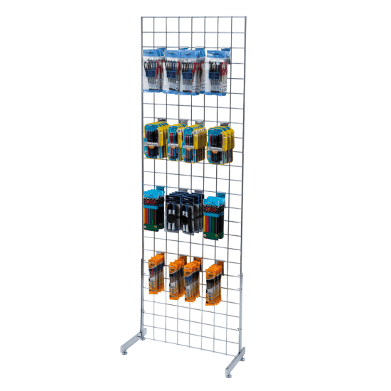 Single Sided Gridwall Display Kit with Hooks