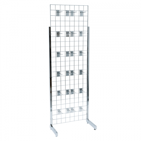 Single Sided Gridwall Display Kit with Hooks