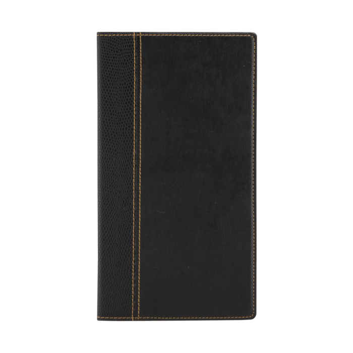 Contemporary Faux Leather Bill Presenter