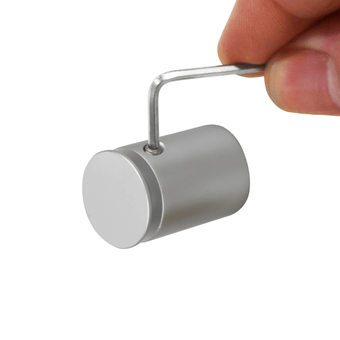 Lockable Acrylic Sign Standoffs Hole Mount