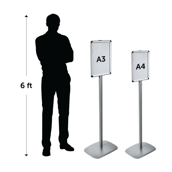 Freestanding Poster Holder