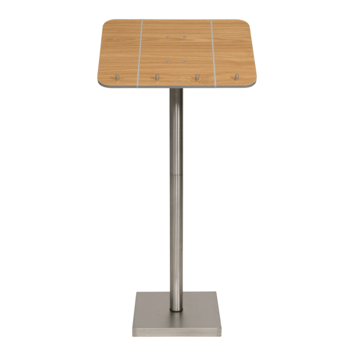 Floor Standing Stainless Steel Menu Stand