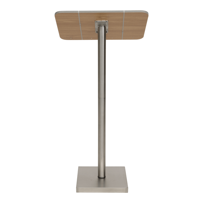 Floor Standing Stainless Steel Menu Stand