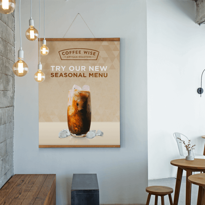 Wooden Magnetic Poster Hanger