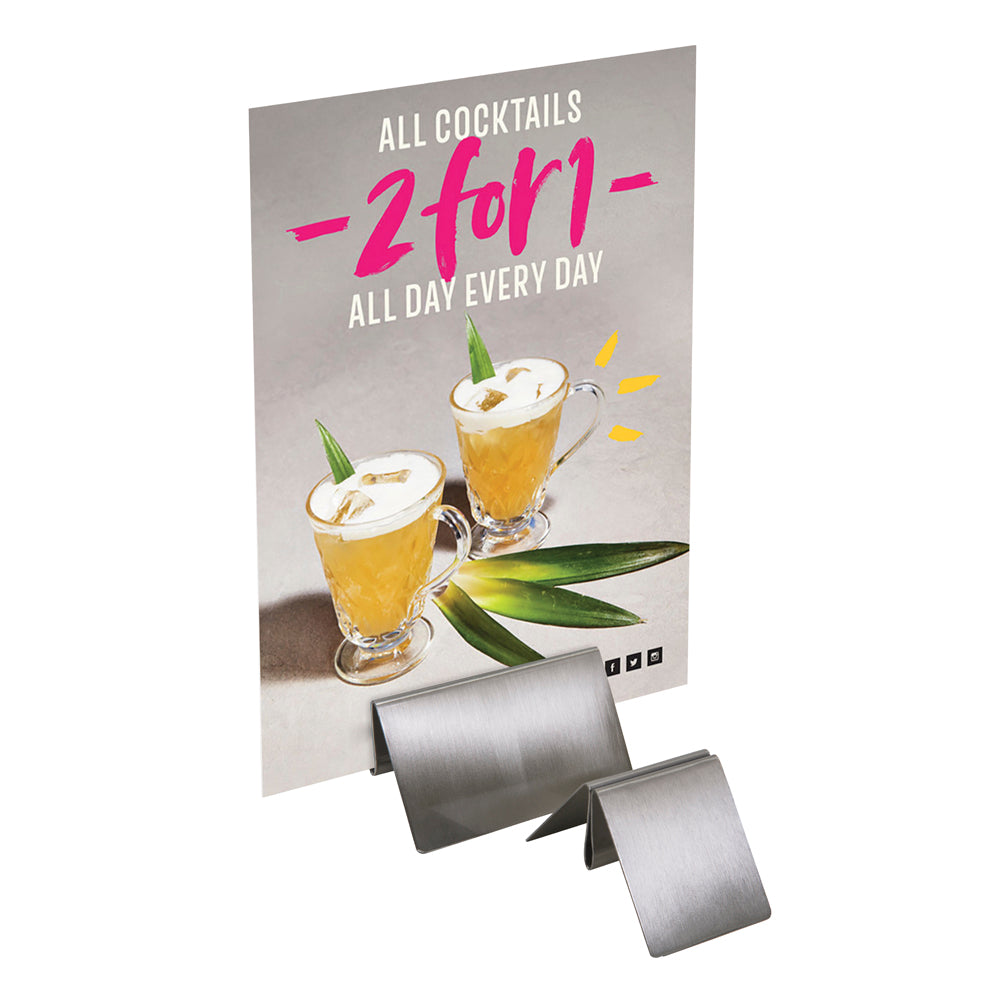 Stainless Steel Menu Holder