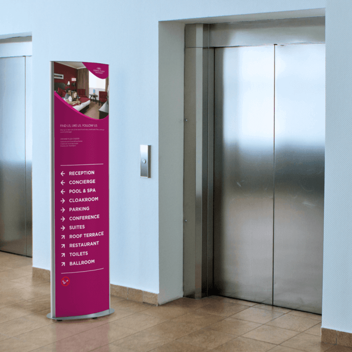 Illuminated Mono Totem Display