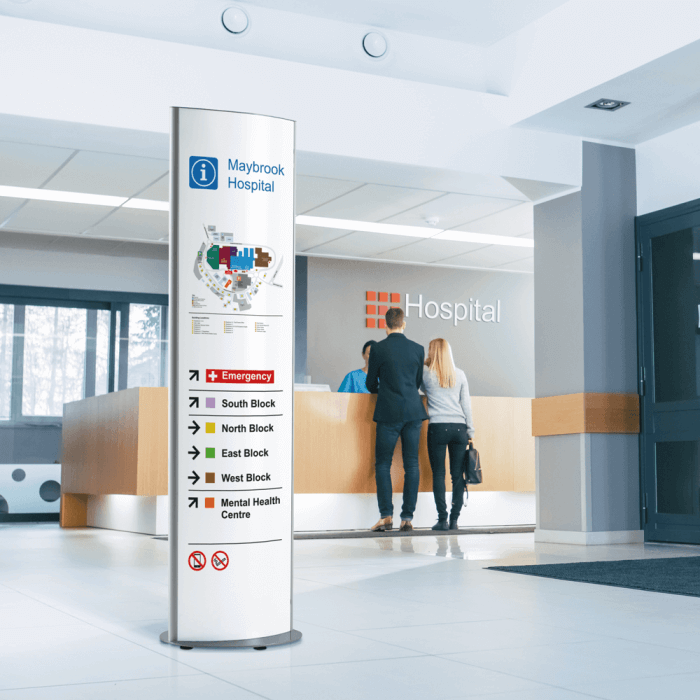 Illuminated Mono Totem Display