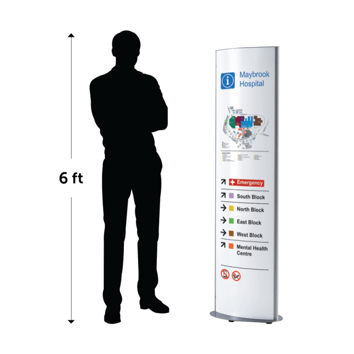 Illuminated Mono Totem Display
