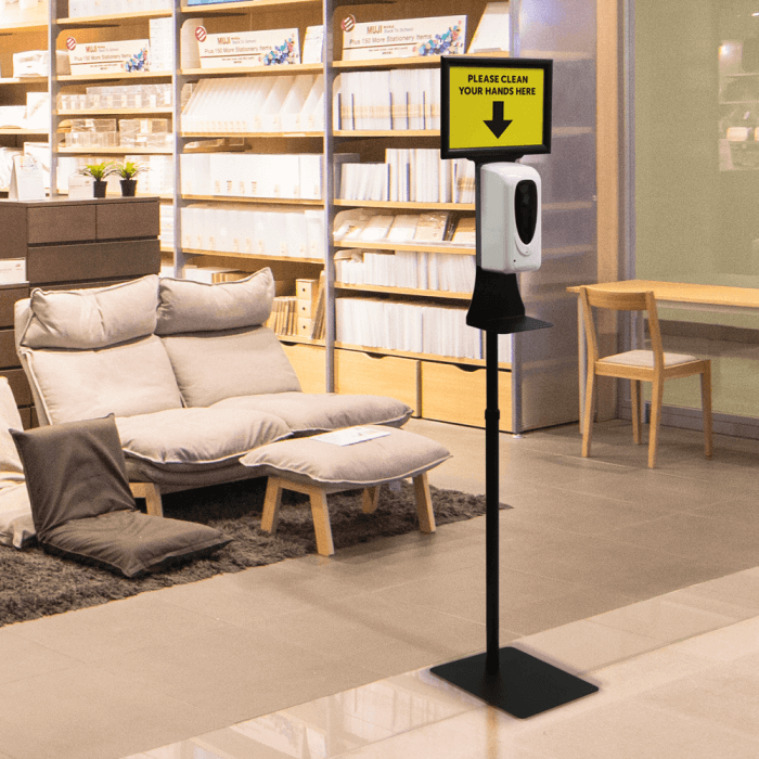 Freestanding Automatic Hand Sanitiser Dispenser