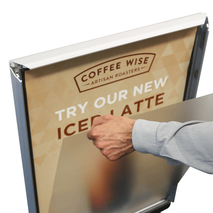 Replacement Water Base Pavement Sign Poster Cover