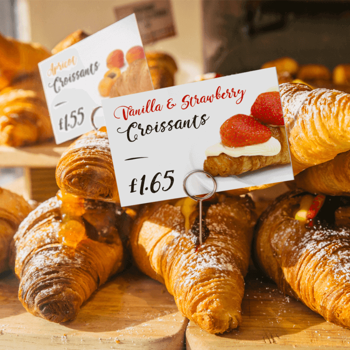 Wire Pin Ticket Holders x 25