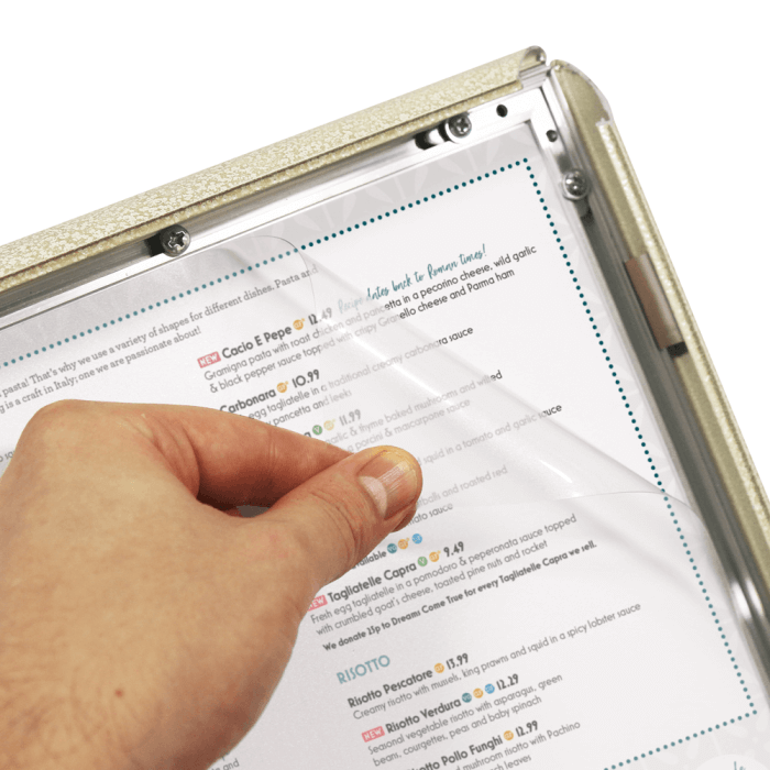 Premium Curved Signage Stand