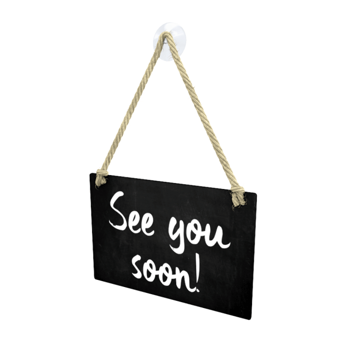 Chalkboard Open Sign