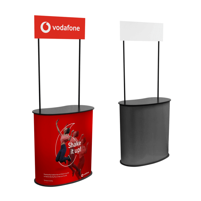 Promotion Stand with Wooden Counter