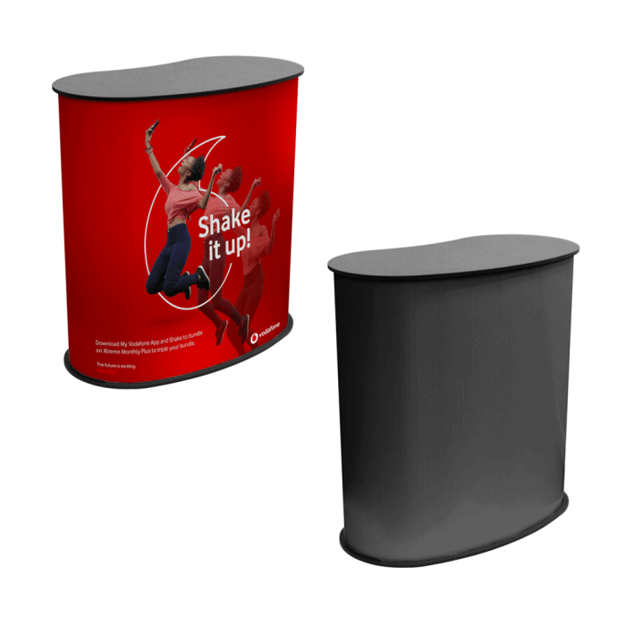 Promotion Stand with Wooden Counter