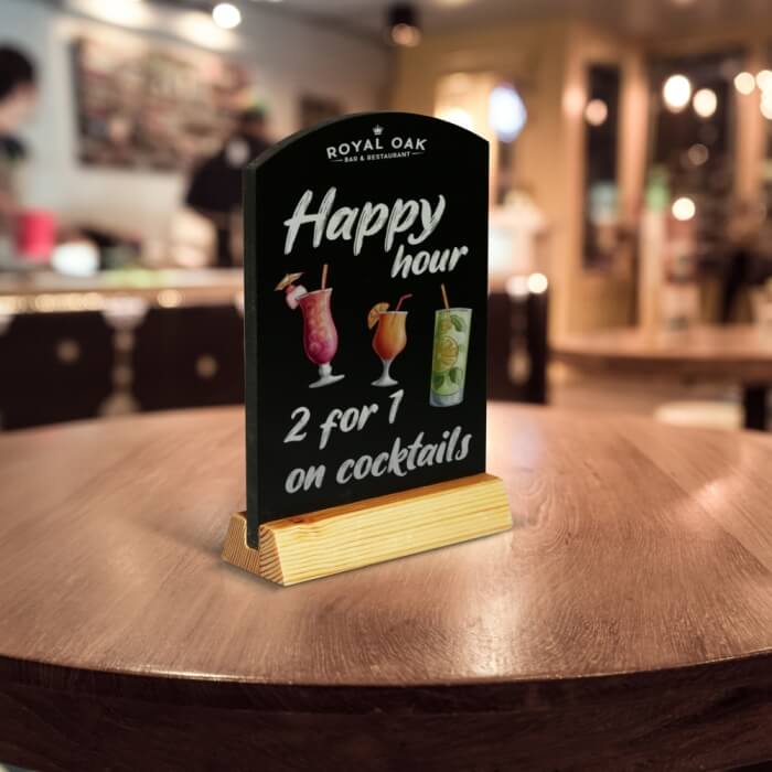Mini Tabletop Chalkboard