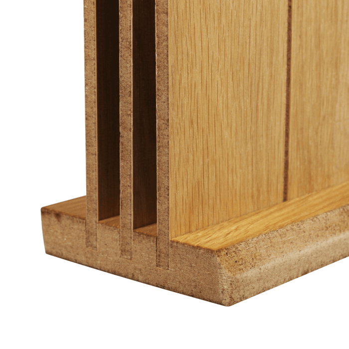 Tiered Wooden Menu Holder