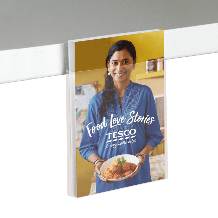 Scanning Rail Leaflet Holder