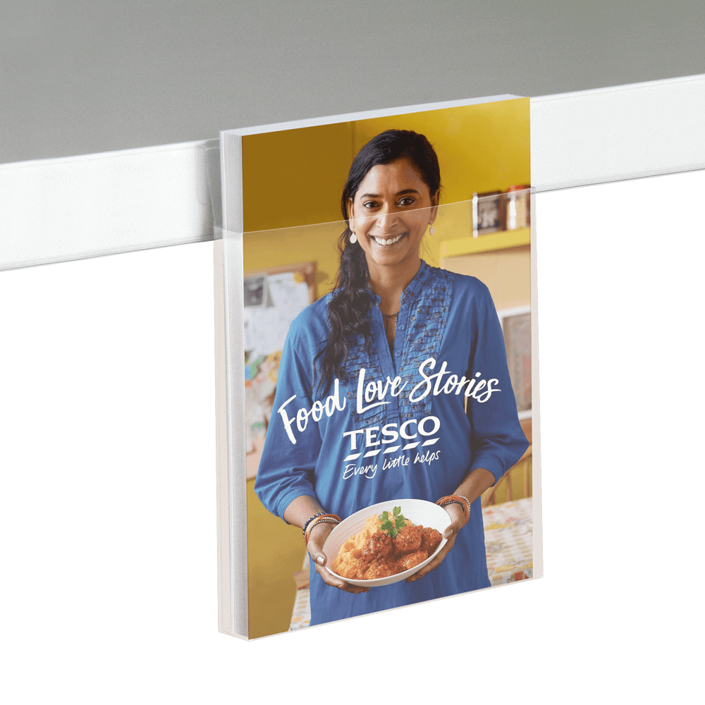 Scanning Rail Leaflet Holder