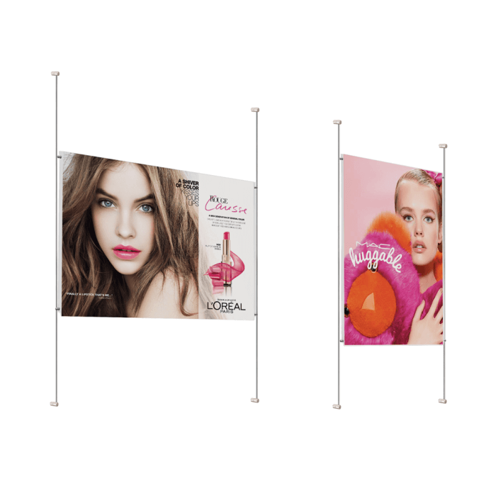 Wall Mounted Rod Poster Kit