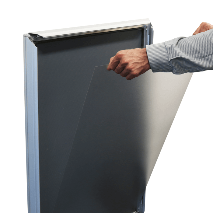 Replacement Water Base Pavement Sign Poster Cover