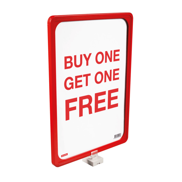 Magnetic Showcard Swivel Clip