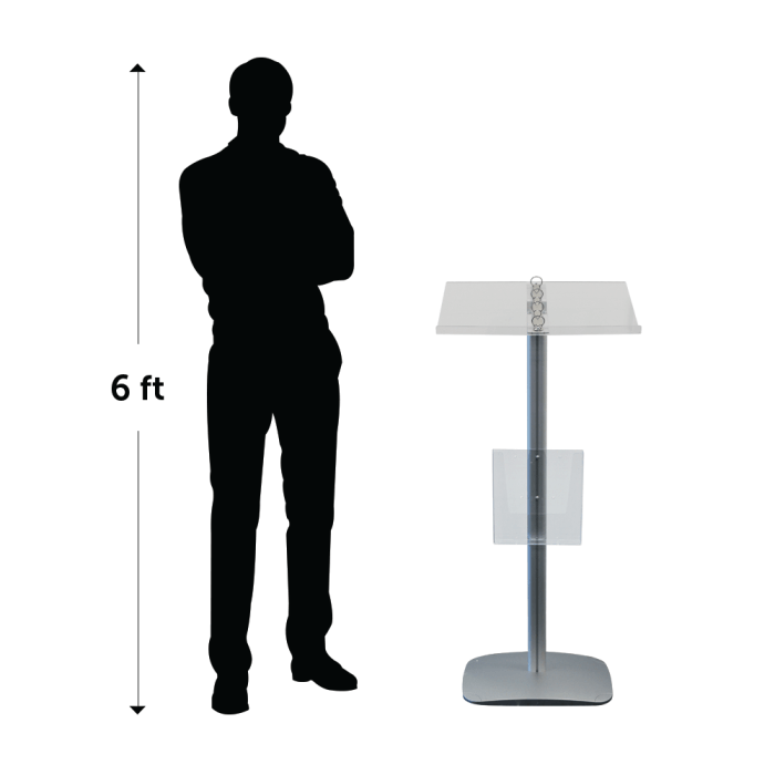 Menu Stand Restaurant Lectern