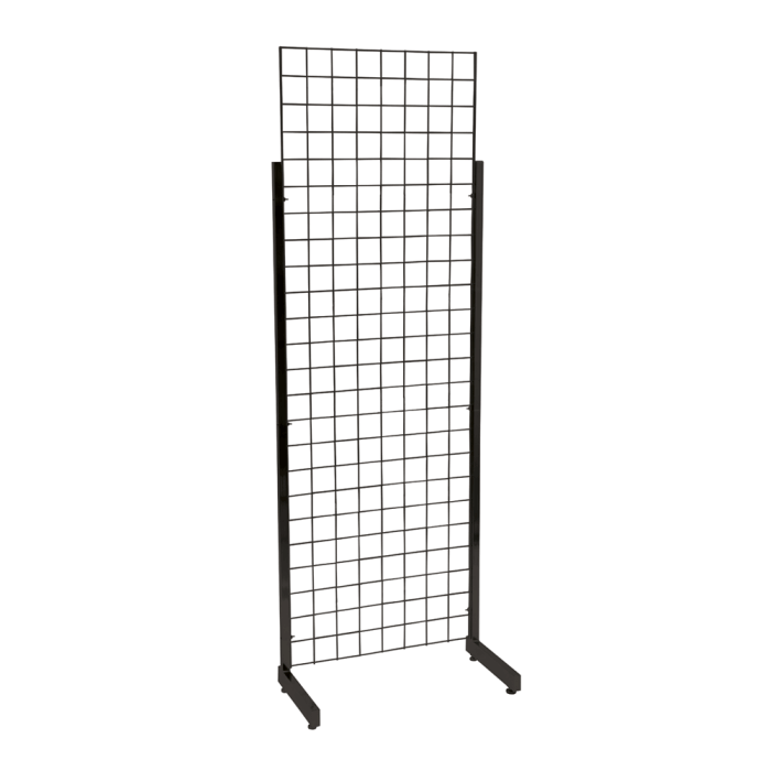 Black Grid Mesh Display Stands