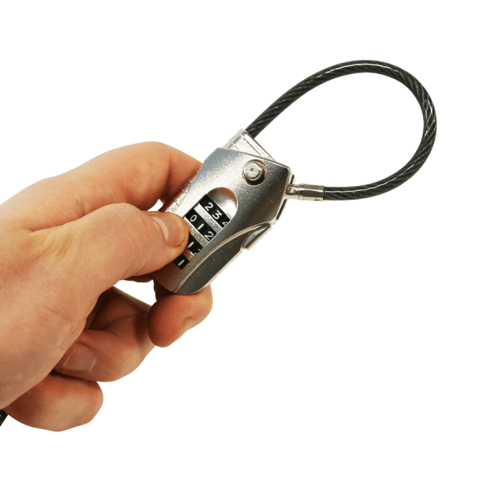 Steel Security Cable Lock for POS Displays