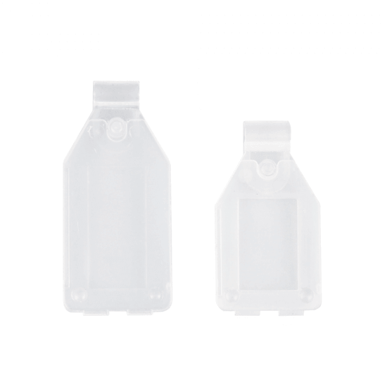 Clear Swing Tags x 100