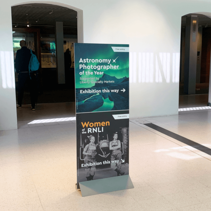 Steel Base Banner Holder