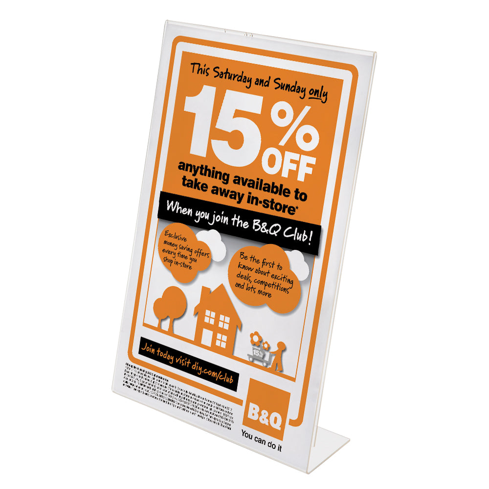 Lite Single Sided Freestanding Poster Holder