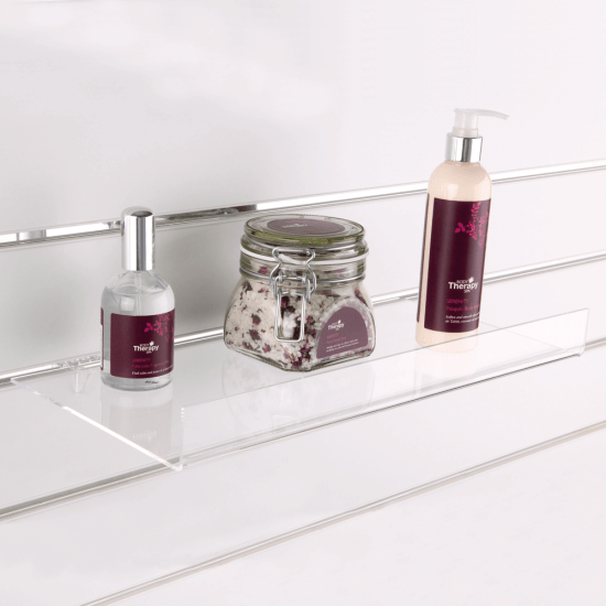 Slatwall Shelf with Lip