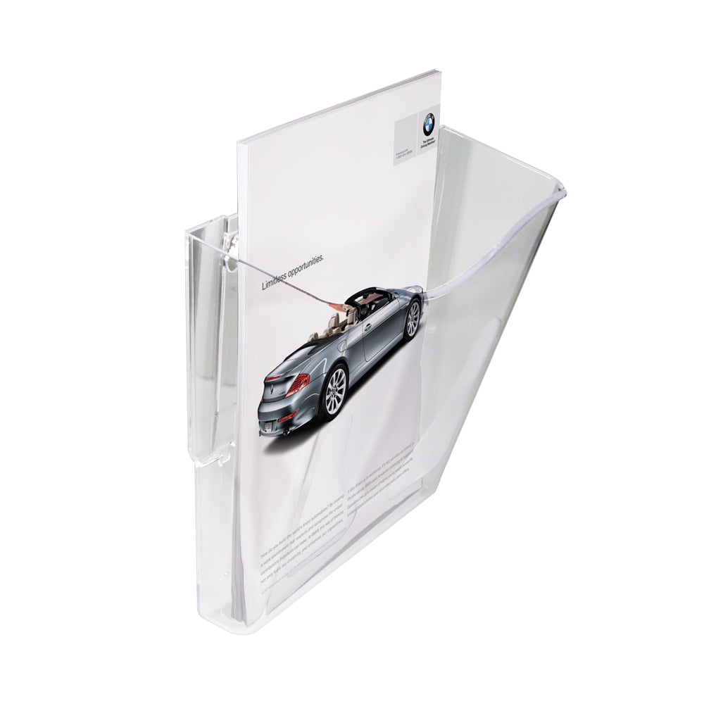 Stackable A4 Leaflet Holder Wall Mounted