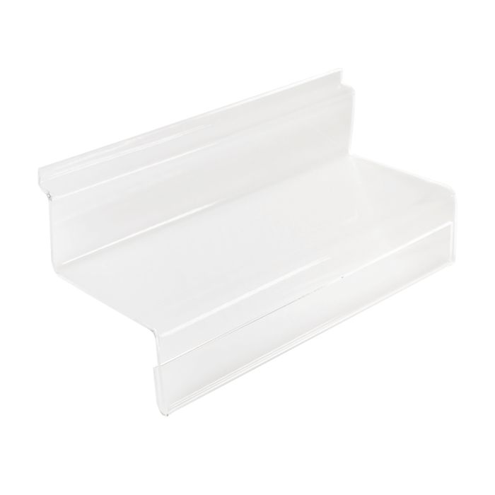 Slatwall Shoe Shelf with Ticket Holder