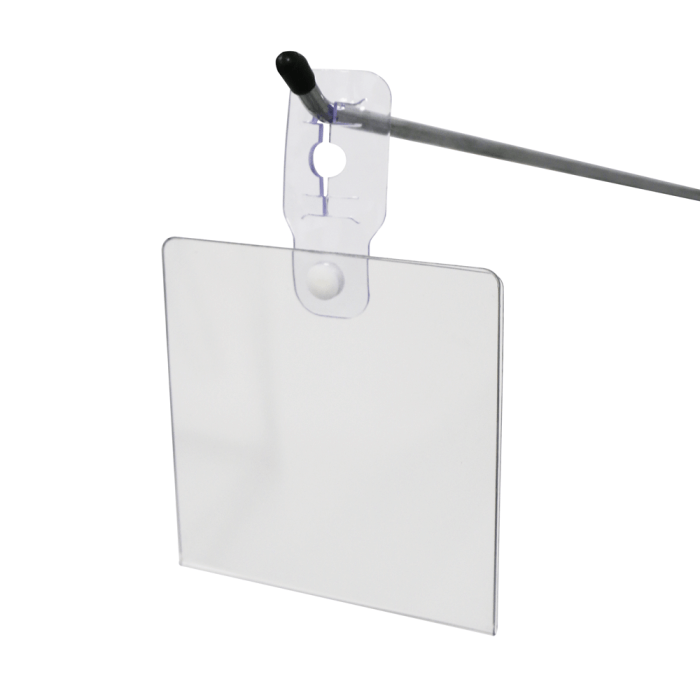 Flexible Clothes Rail Sign Holder