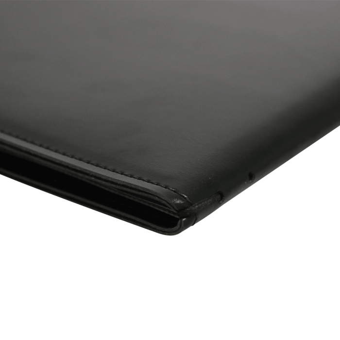 Traditional Faux Leather Menu Cover