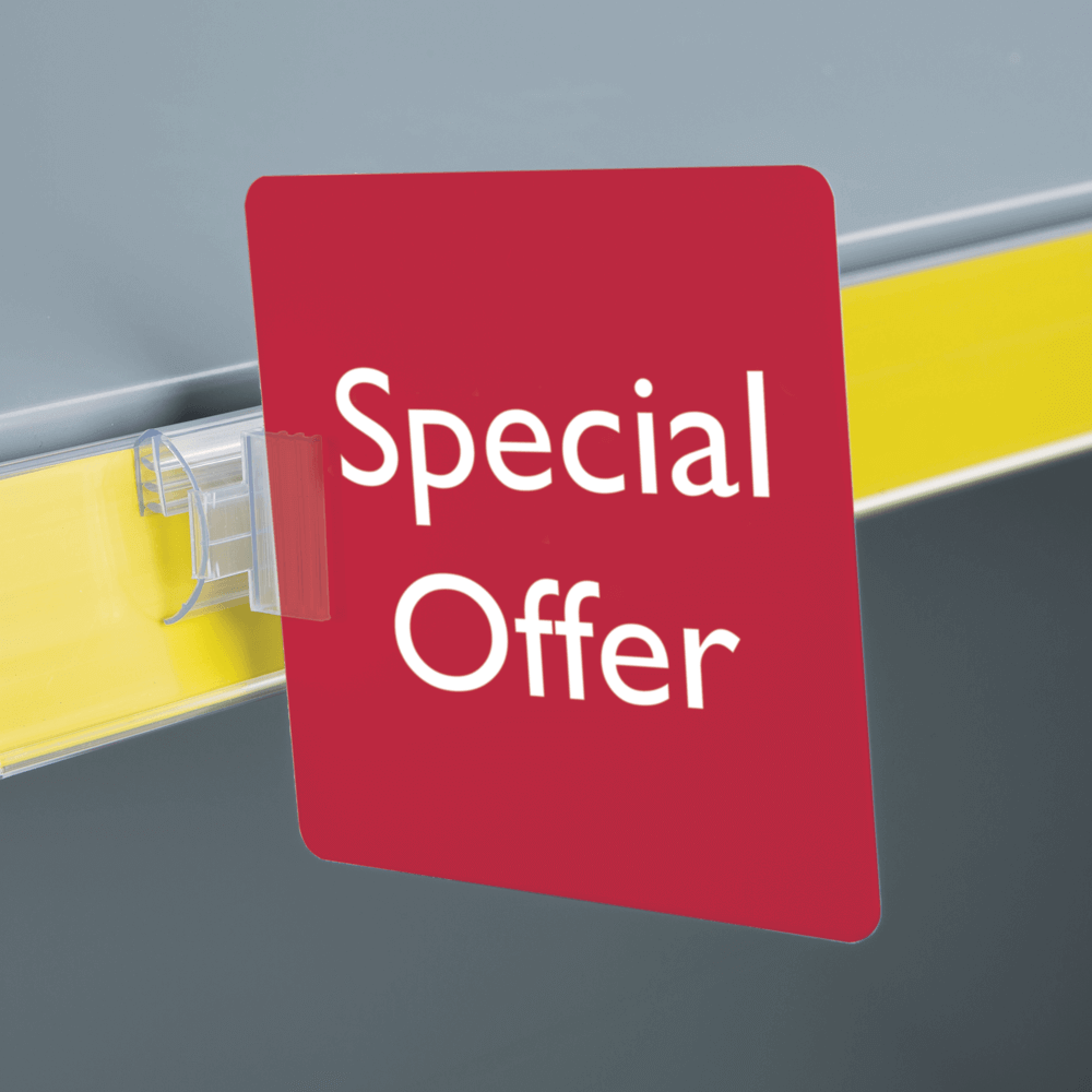 Shelf Edge Ticket Holder x 100