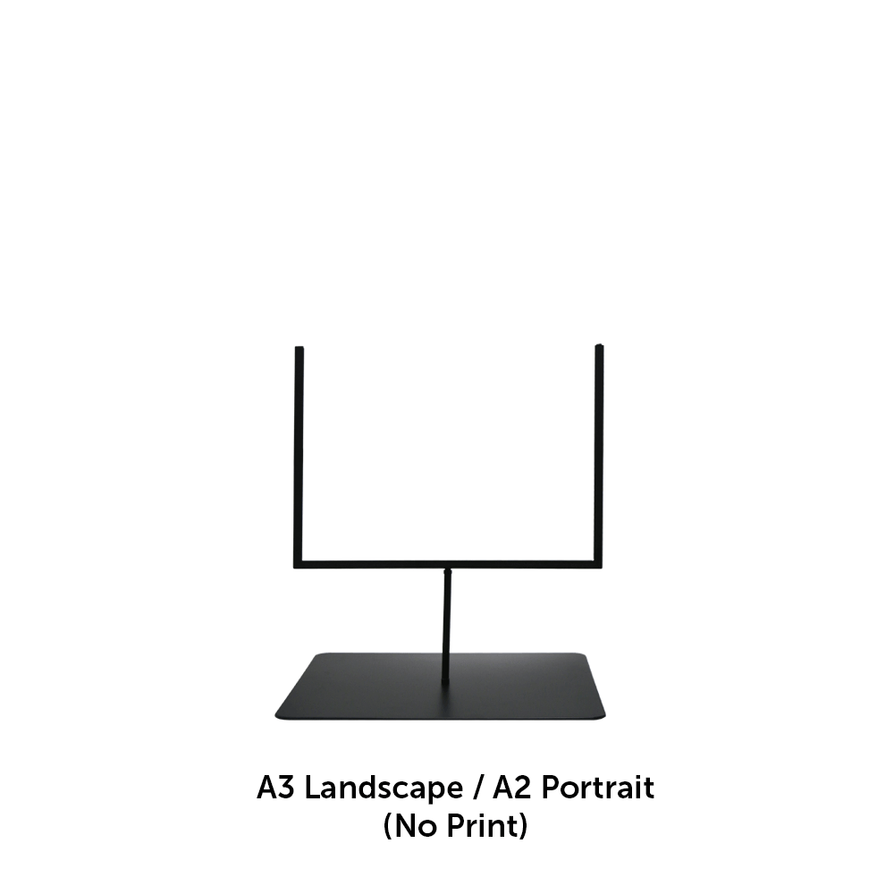 Tabletop Metal Sign Holder Stand