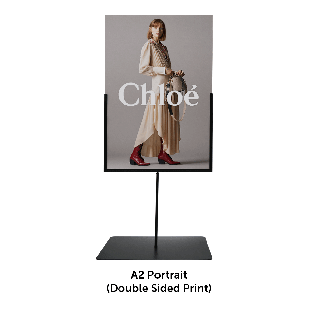 Tabletop Metal Sign Holder Stand