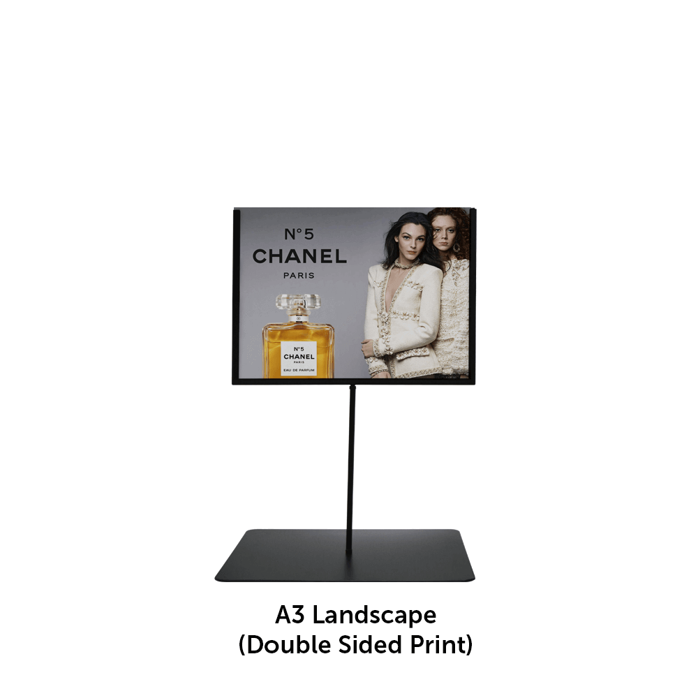 Tabletop Metal Sign Holder Stand
