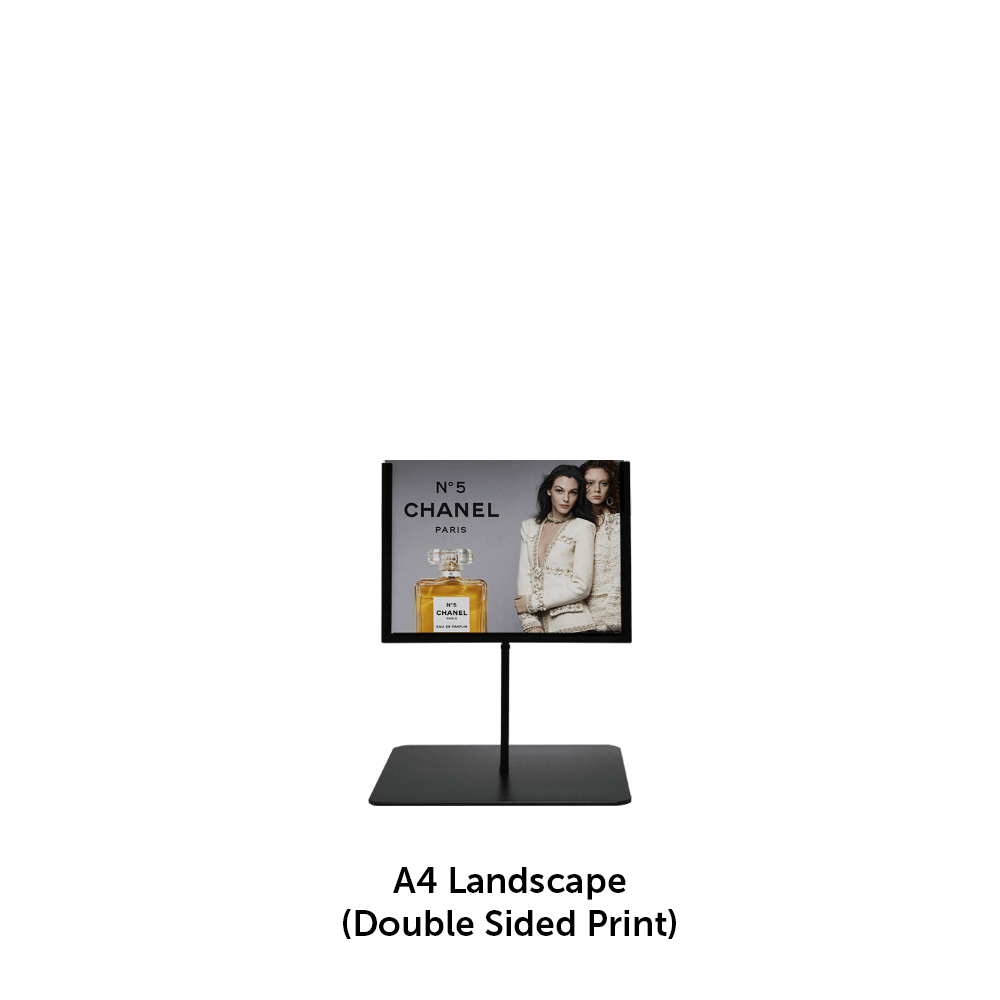 Tabletop Metal Sign Holder Stand