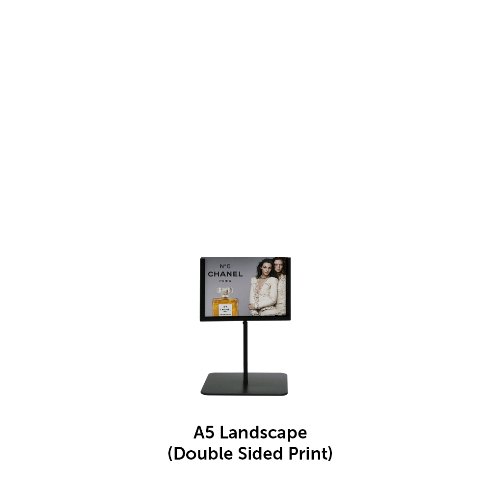 Tabletop Metal Sign Holder Stand