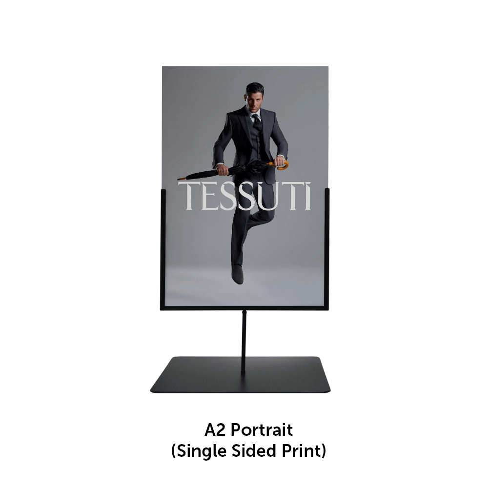 Tabletop Metal Sign Holder Stand