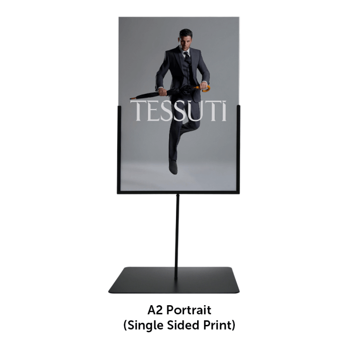 Tabletop Metal Sign Holder Stand