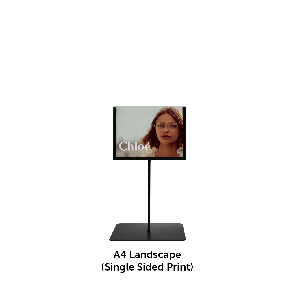 Tabletop Metal Sign Holder Stand