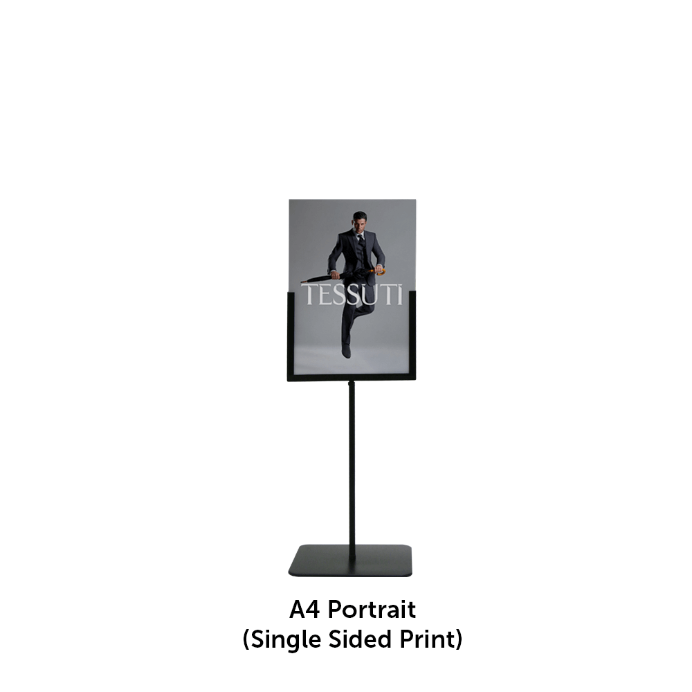 Tabletop Metal Sign Holder Stand