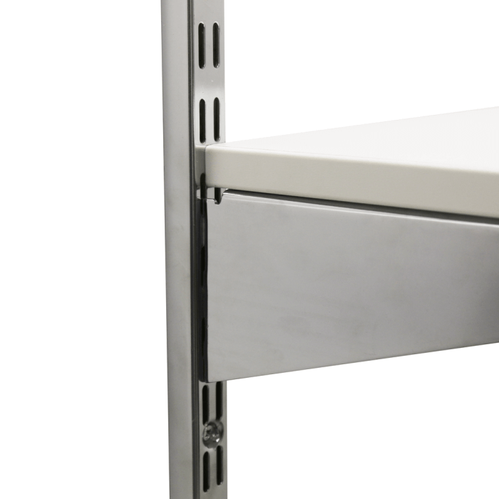 Twin Slot Brackets for Wooden Shelves x 2